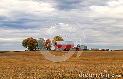 Country living, fall season Stock Photo