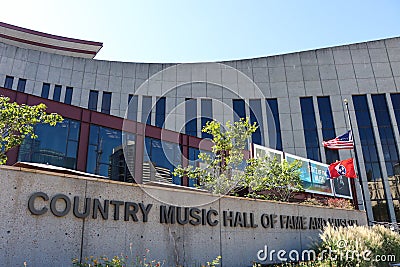 Country Music Hall of Fame and Museum Editorial Stock Photo