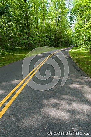 Country Road Stock Photo