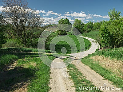 Country road Stock Photo