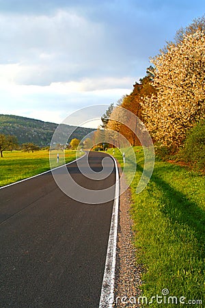 Country road Stock Photo