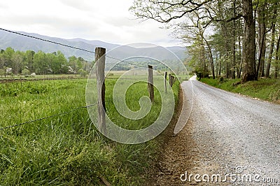 Country Road Stock Photo