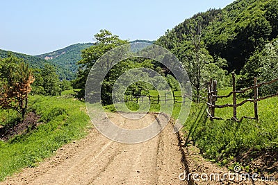 Country Road Stock Photo