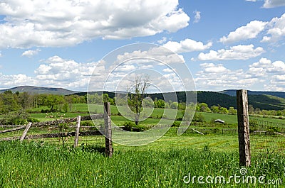 Country Scene, Hudson Valley, NY. Stock Photo