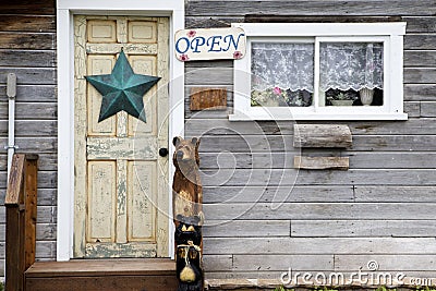 Country store door Stock Photo