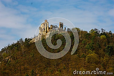 Country Village and City of Boskovice, Czech Republic Stock Photo