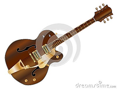 Country and Western Guitar Stock Photo