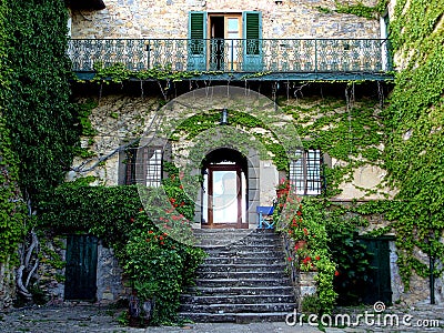 Countryside house in Italy Stock Photo