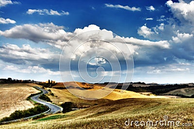 Countryside landscape Stock Photo