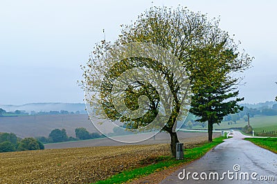 Countryside in Nievre Stock Photo