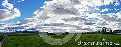 Countryside Panorama Stock Photo