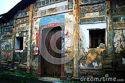 The Countryside scenery of Wuyuan ancient village Stock Photo