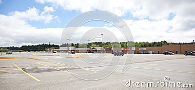 County Fair Mall with Value Village and M&M Meats Editorial Stock Photo