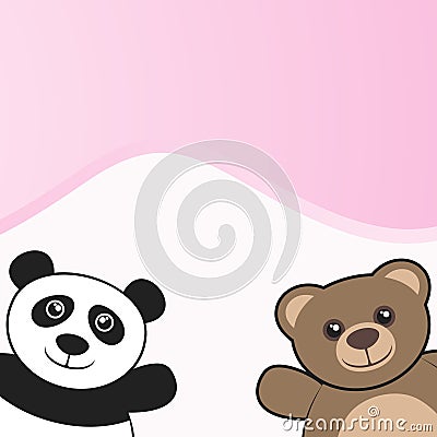 Couple bear Vector Illustration