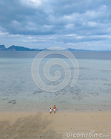 Koh Kradan tropical Island in the Andaman Sea Trang in Thailand Stock Photo