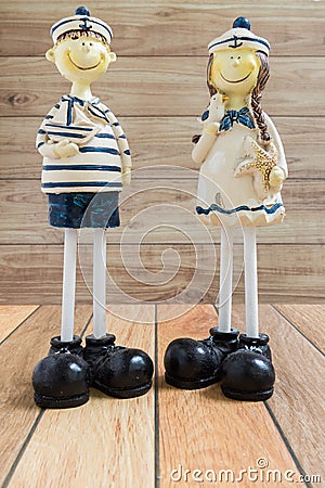 Couple Dolls Stock Photo