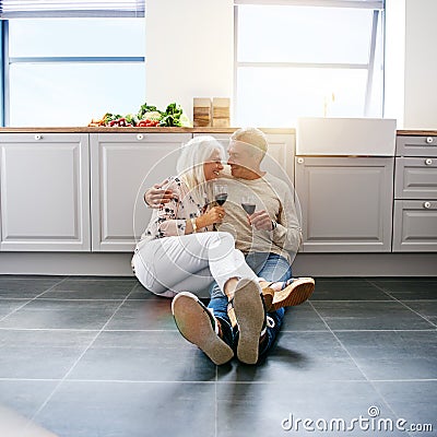 Couple drinking wine. Stock Photo