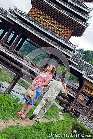 Couple having different hopes Stock Photo