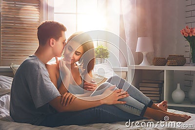 Couple in love Stock Photo