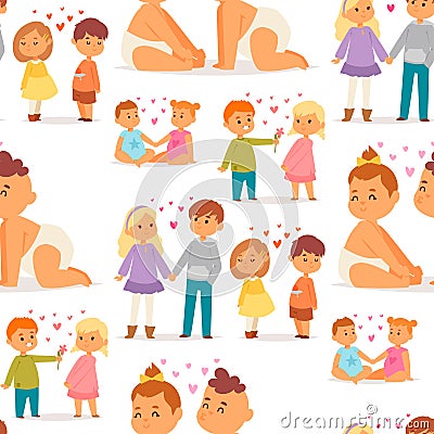 Couple in love vector characters togetherness happy smiling people romantic woman amorousness together adult Vector Illustration