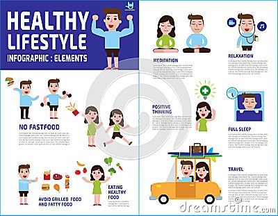 Health medical vector infographic element design illustration Vector Illustration