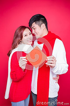 Couple show couplets Stock Photo
