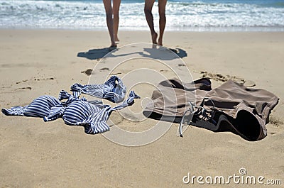 Couple Swim Naked Royalty-Free Stock Photography | CartoonDealer.com