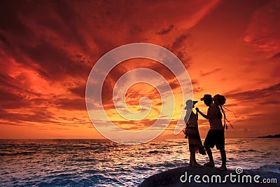Couples On The Beach Royalty Free Stock Photos - Image: 28780188