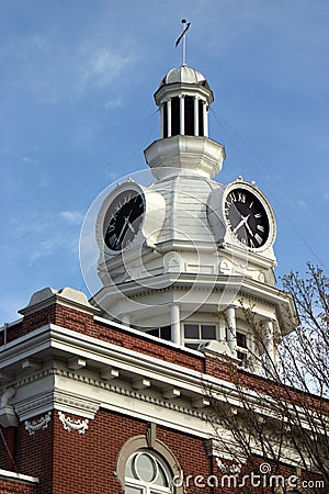 Court Clock 1 Stock Photo