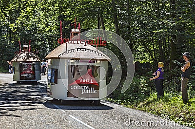 Courtepaille Restaurant Vehicles Editorial Stock Photo