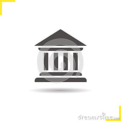 Courthouse icon Vector Illustration