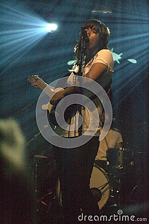 Courtney Barnett in concert at Webster Hall in New York Editorial Stock Photo