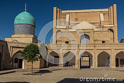 Courtyard of Barak Khan Madrasa, part of Hazrati Imom Ensemble in Tashkent, Uzbekist Stock Photo