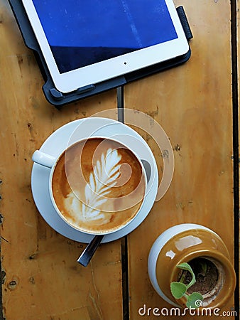 Courtyard Cafe in Kochi Stock Photo