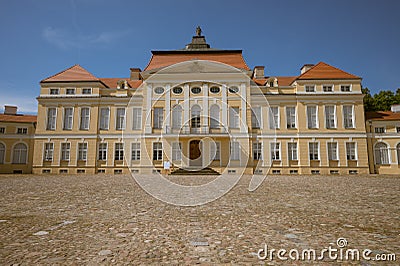 Palace in Rogalin Stock Photo