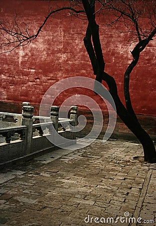 Courtyard of the Palace Museum Editorial Stock Photo