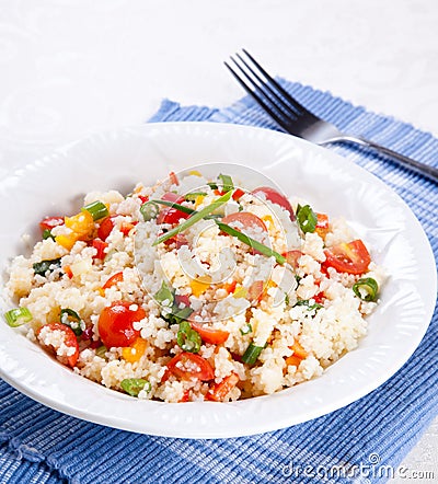 Couscous salad Stock Photo