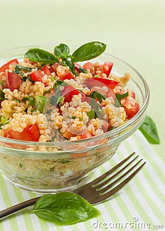 Couscous salad Stock Photo