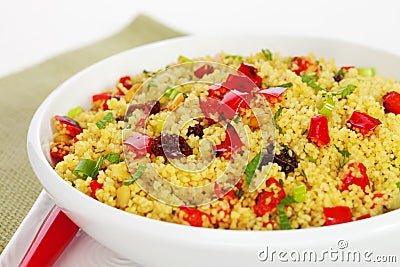 Couscous Salad Stock Photo