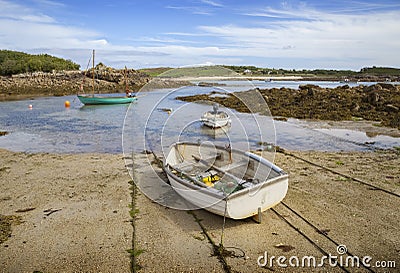 The Cove, St Agnes, Isles of Scilly, England Stock Photo