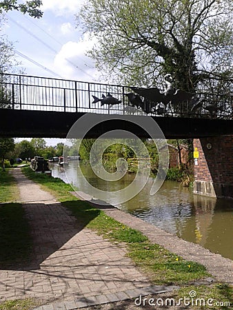 Coventry Canal Stock Photo