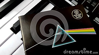 Cover of the album Dark side of the moon Editorial Stock Photo