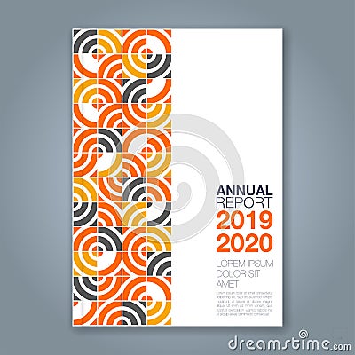 Abstract minimal geometric line background for business annual report Vector Illustration