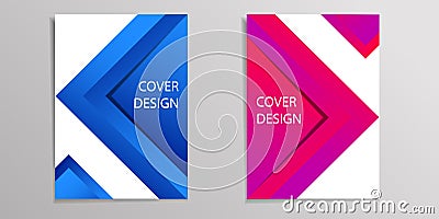 Cover books vector background overlap dimension modern line bar design for text and message Stock Photo