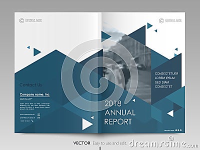 Cover design annual report, flyer, brochure. Vector Illustration