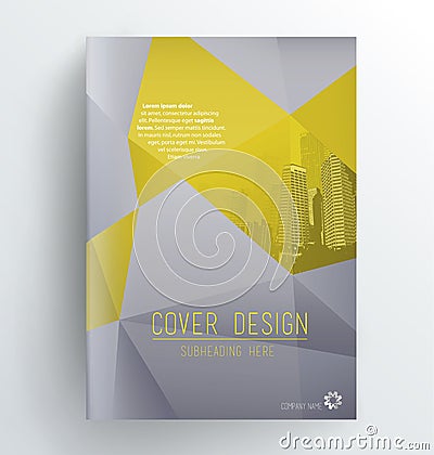 Cover design sample Vector Illustration