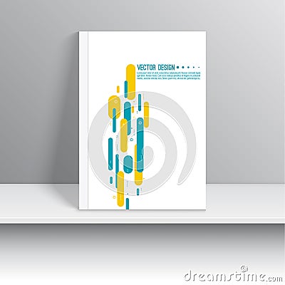 Cover for journal Vector Illustration