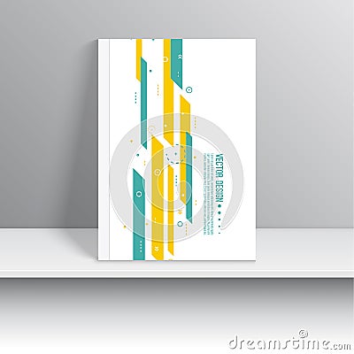 Cover for journal Vector Illustration