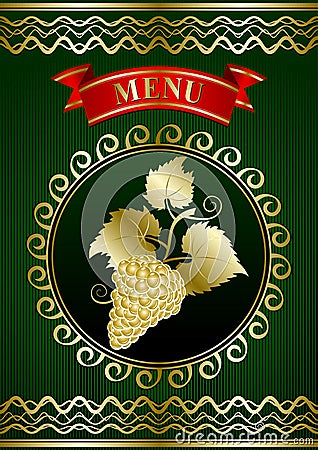 Cover menu Vector Illustration