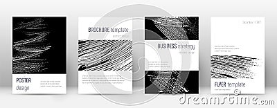 Cover page design template. Minimalistic brochure Vector Illustration